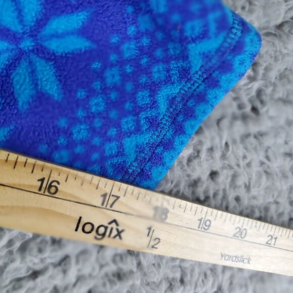 Old Navy Jacket Womens Large Blue Fleece Full Zip - Picture 5 of 8